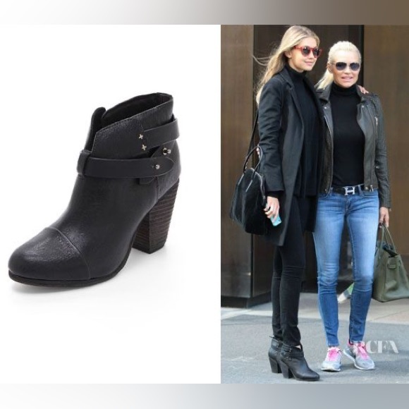 RAG & BONE HARROW BOOTIES IN BEIGE SUEDE • size 37 • as seen on celebs! - Picture 3 of 9